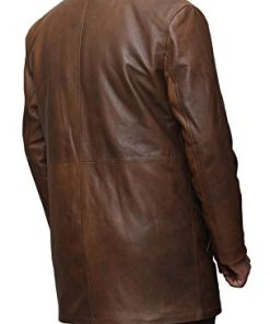 Batman Dawn Of Justice Knightmare Brown Distressed Leather Coat