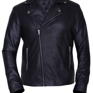 Alternative view of Finn Balor WWE Superstar Biker Leather Jacket