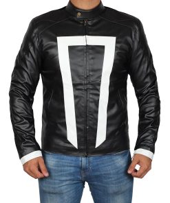 Ghost Rider White Stripe Jacket