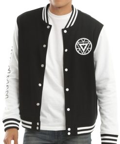 Specifications Material: Varsity Jacket Material: Fleece Collar: Round Collar Sleeve: Full Sleeves Closure: Button Closure Pockets: Front Pockets And Inside Pocket Color: Black & White