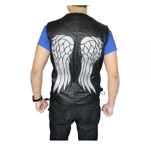 The-Walking-Dead-Angel-Wings-leather-Vest-1