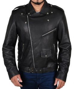 Alternative view of Triple H WWE Superstar Leather Jacket