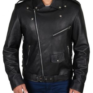 Alternative view of Triple H WWE Superstar Leather Jacket