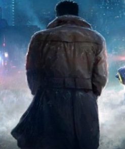 Alternative view of Blade Runner 2049 Ryan Gosling Trench Coat