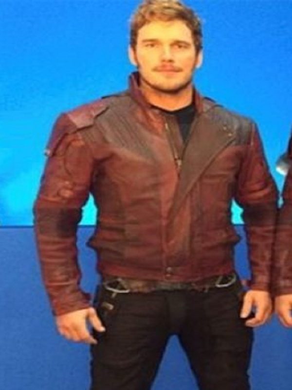 Star Lord Guardians Of Galaxy 2 Chris Pratt Real Leather Jacket 