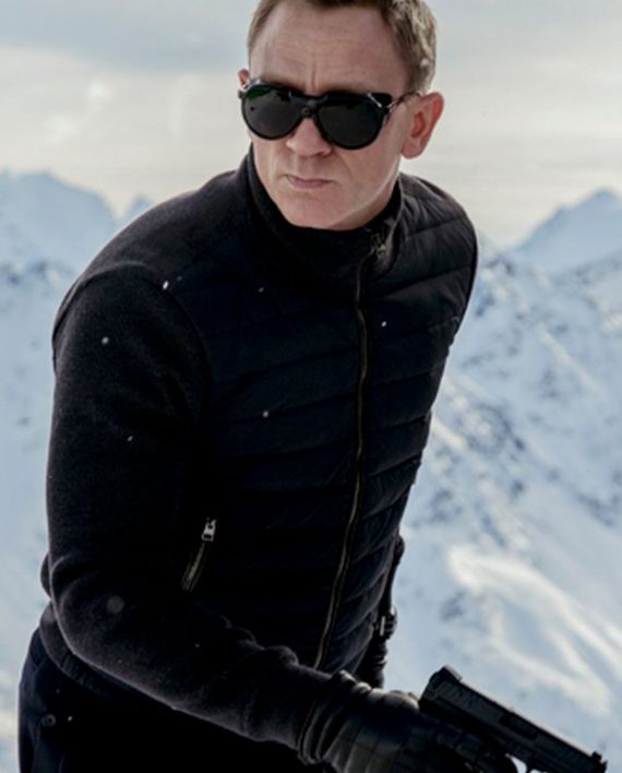 Flesh & Hide F&H Men's James Bond Daniel Craig Spectre Bomber Jacket ...