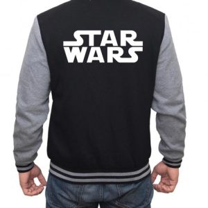 Alternative view of Star Wars White Logo Varsity Jacket
