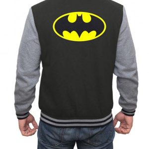 Alternative view of Batman Lego Varsity Black Jacket