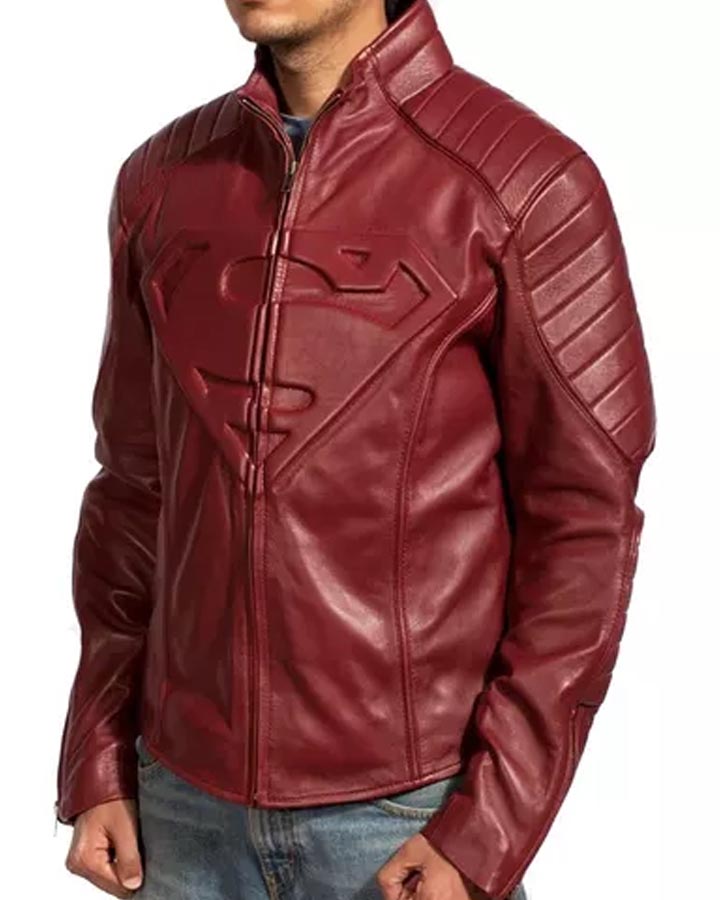 Smallville Red Leather Jacket Tom Welling Jacket Leather