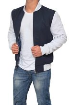 Baby Driver Ansel Elgort Varsity Jacket