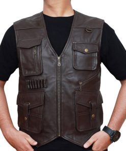 Jurassic World Fallen Kingdom Leather Vest
