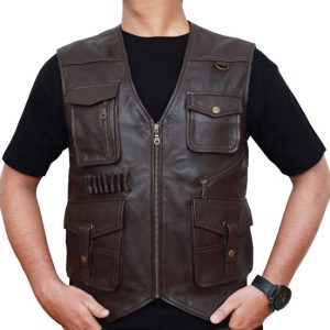 Jurassic World Fallen Kingdom Leather Vest