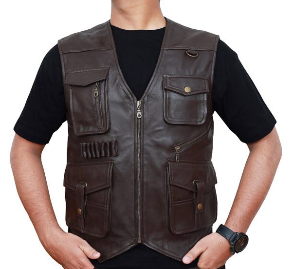 Jurassic World Fallen Kingdom Leather Vest