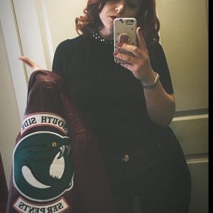 Alternative view of Riverdale Southside Serpents Red Jacket