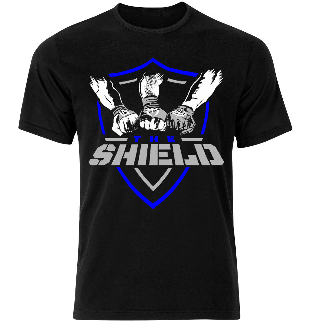WWE Shield Graphics Shirt - WWE Shield T-shirt for WWE Universe.
