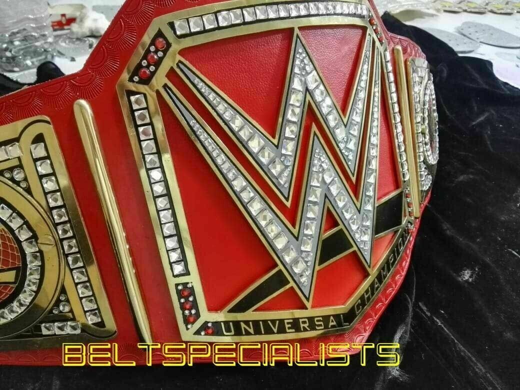 Universal Championship Belt in Leather - WWE Universal Championship for ...