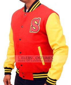 Alternative view of Smallville Clark Kent Crows Varsity Jacket