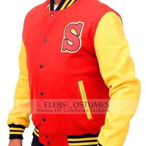 Alternative view of Smallville Clark Kent Crows Varsity Jacket
