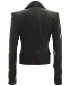 Alternative view of Alabama Women Black Leather Jacket