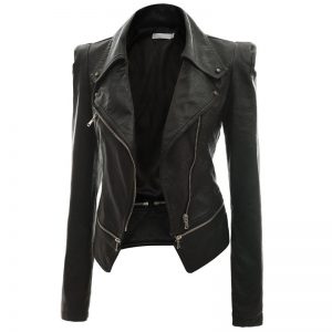 Alabama Women Black Leather Jacket