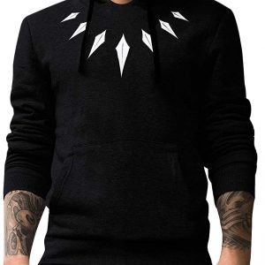 black panther necklace hoodie