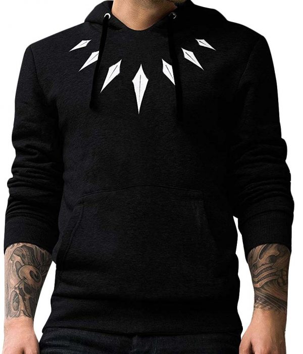 black panther necklace hoodie