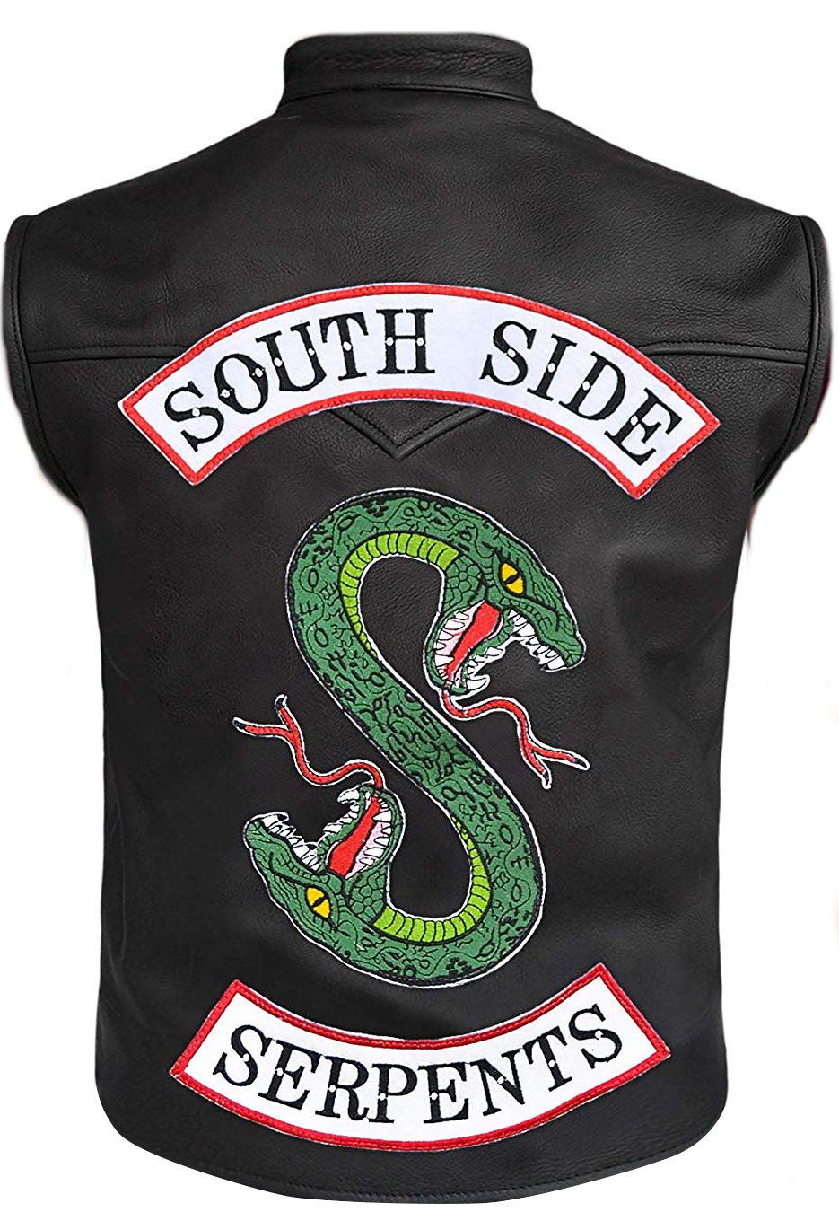 Riverdale Southside Serpents Leather Vest Southside Serpents Jacket