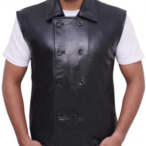 Spider Man Noir Leather Vest