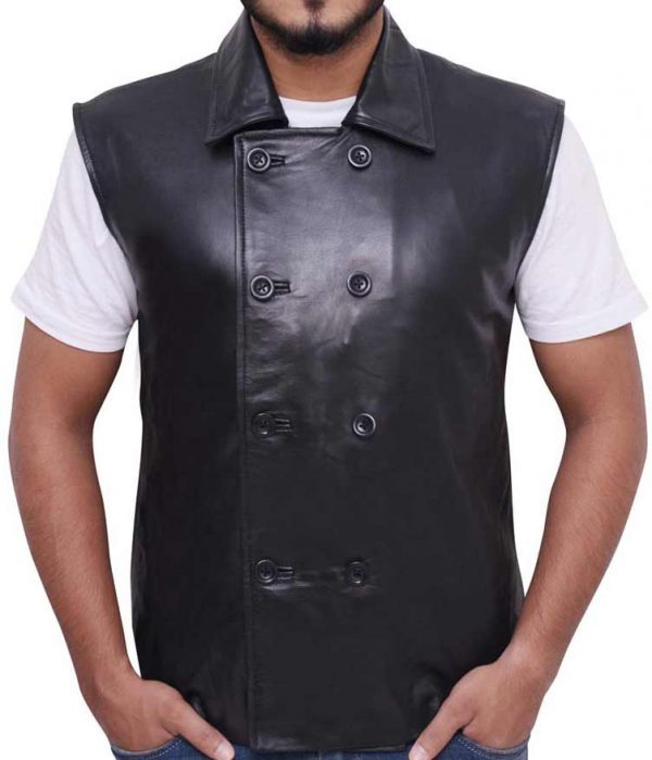 Spider Man Noir Leather Vest