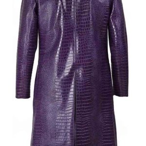 Alternative view of Suicide Squad Joker Leather Coat