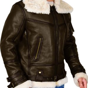 Alternative view of B3 Bomber Shearling Leather Jacket