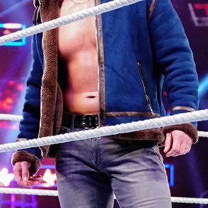 Dean Ambrose Blue Bomber Leather Jacket