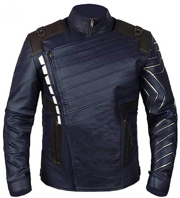 Avengers Infinity War Bucky Barnes Leather Jacket