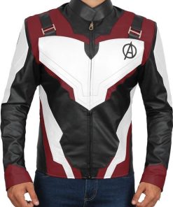 Alternative view of Avengers Endgame Quantum Realm Leather Jacket