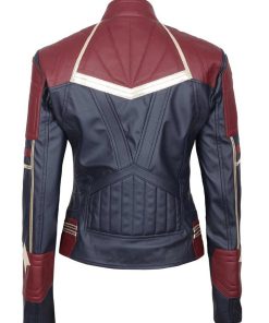 Alternative view of Captain Marvel Leather Jacket