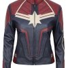 Captain Marvel Leather Jacket