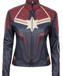 Captain Marvel Leather Jacket