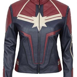 Captain Marvel Leather Jacket