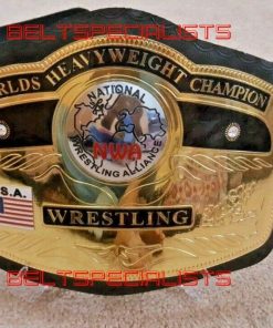Domed Globe NWA World Heavyweight Wrestling Championship Belt