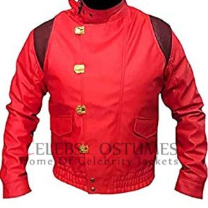 Alternative view of Akira Kaneda Red Leather Jacket