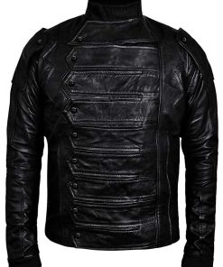 bucky barnes leather jacket