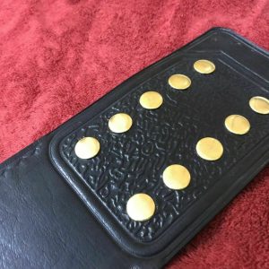 Alternative view of WWF Big Gold Championship Belt