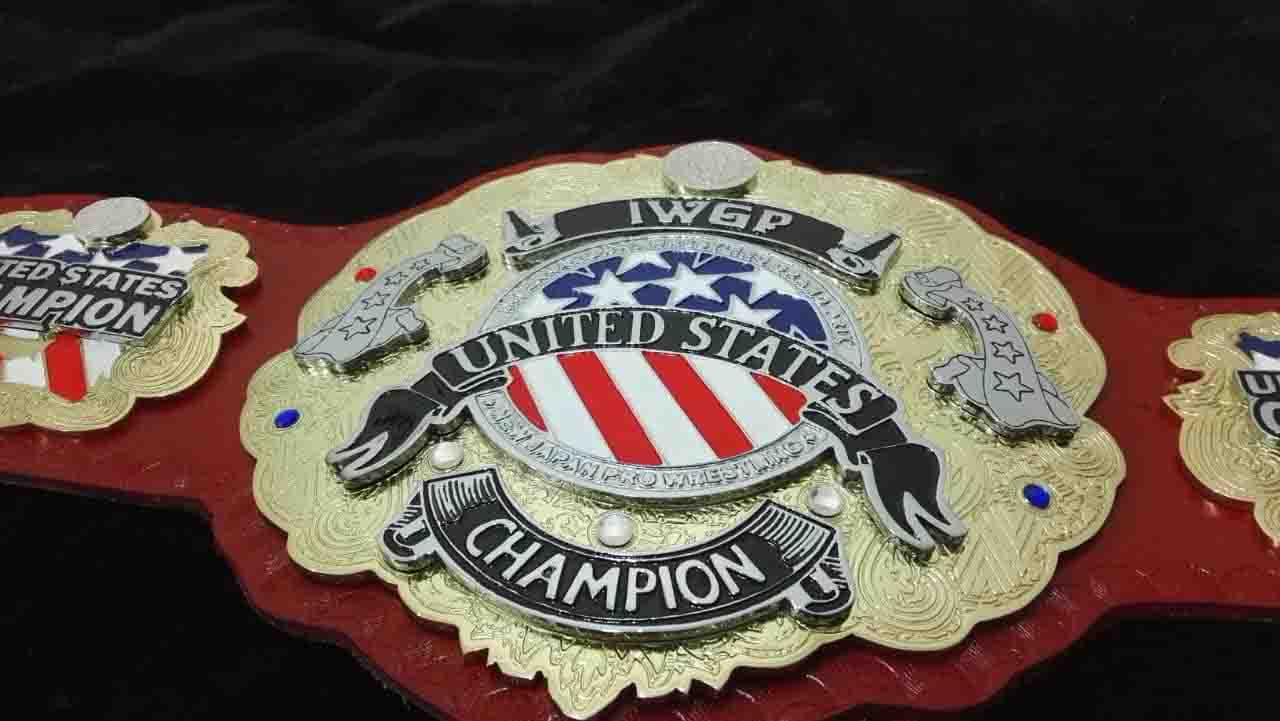 IWGP United States Championship Heavyweight Wrestling Replica Belt 2mm ...