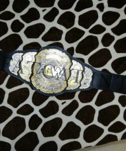 Alternative view of AEW World Heavyweight Championship Belt Dual Plated 4MM Zinc