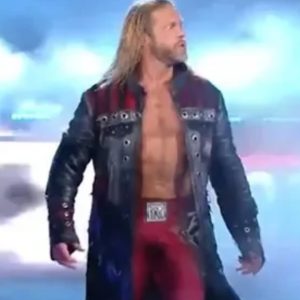 Alternative view of WWE Edge Returns Royal Rumble Trench Coat