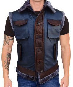 jumanji leather vest