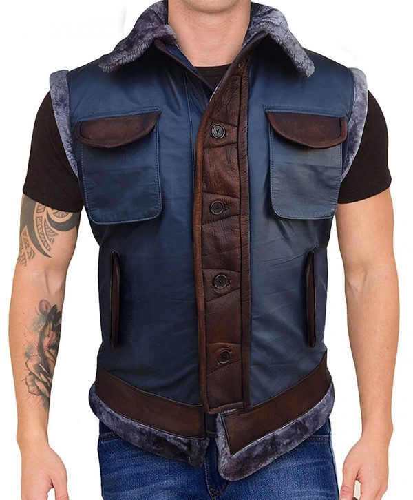 jumanji leather vest