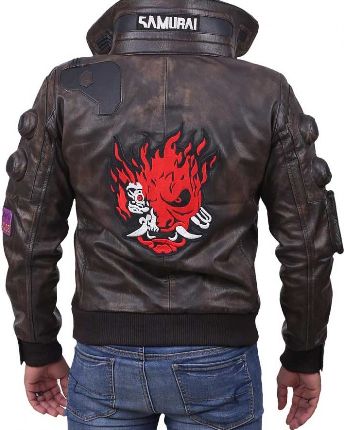 Cyberpunk 2077 Jacket Cyberpunk Video Game Leather Jacket