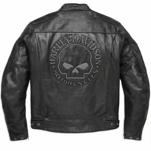 Harley Davidson Motorcycle Skull Real Jacket