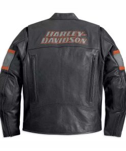 Alternative view of Men Harley Davidson Screaming Eagle Motorcycle Jacket